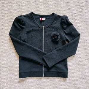 Girls Black Formal Top